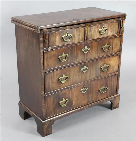 A George III mahogany bachelors chest, W.2ft 5.5in. D.1ft 3in. H.2ft 6.5in.